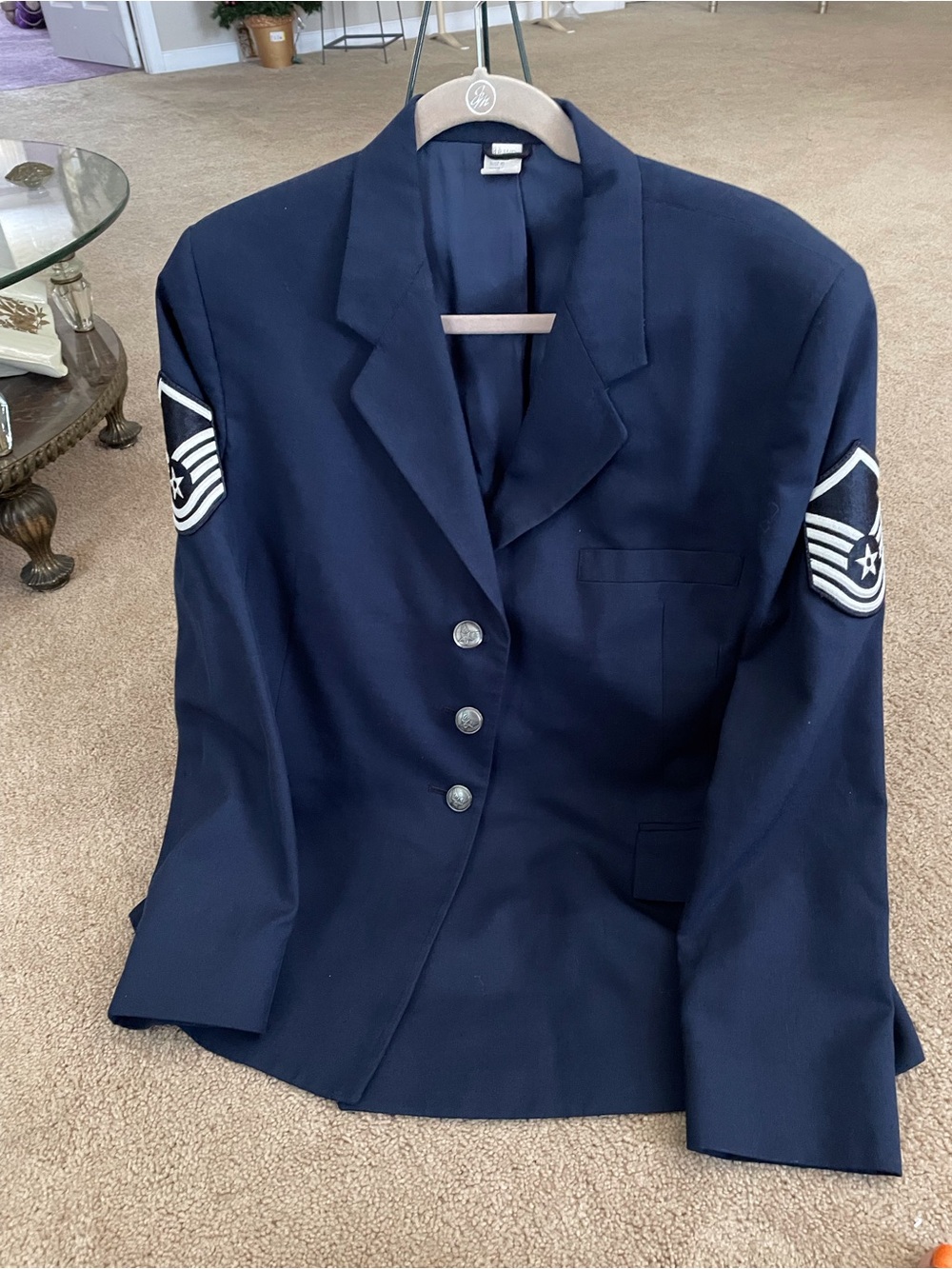 Classic Women's Navy Service-Style Blazer